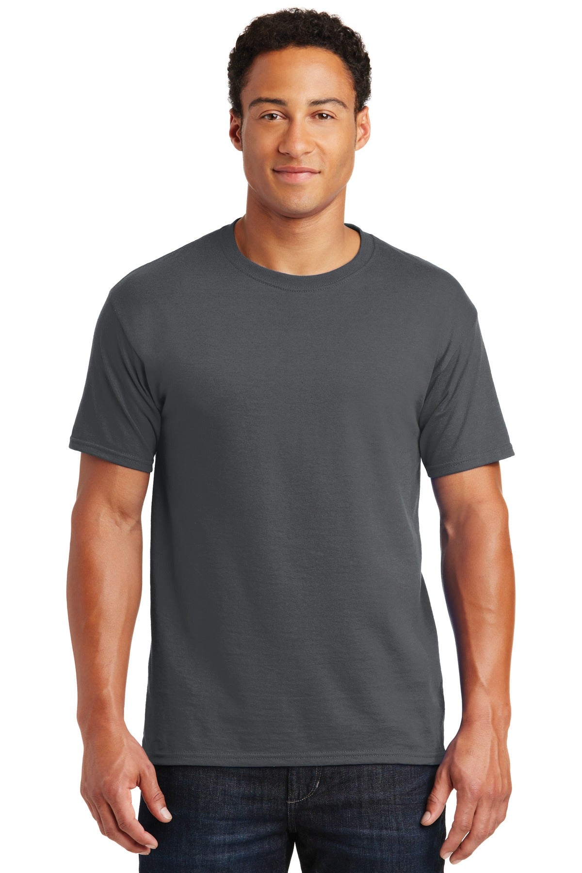 5.4-ounce 50/50 cotton/poly 47/53 cotton/poly (Oxford)Advanc - Charcoal Grey
