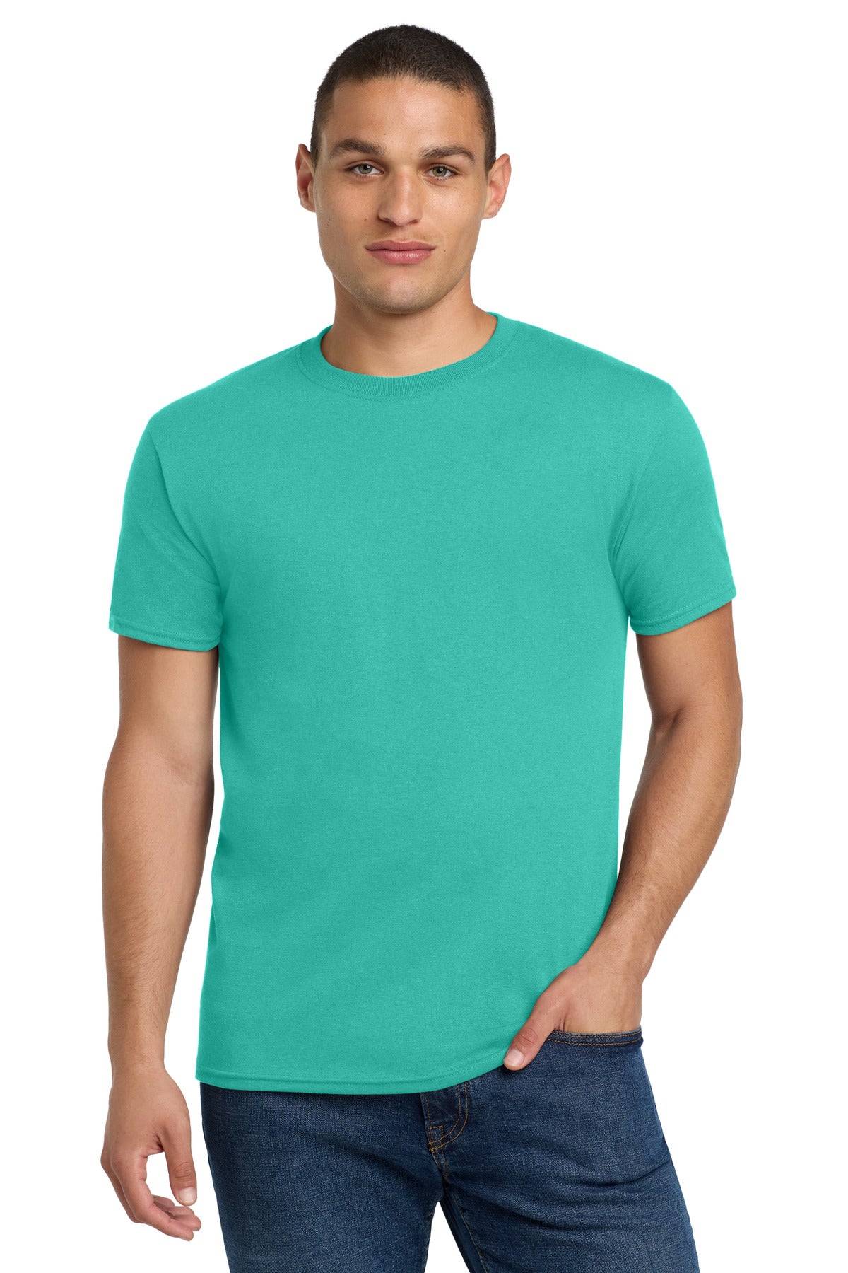 5.4-ounce 50/50 cotton/poly 47/53 cotton/poly (Oxford)Advanc - Cool Mint