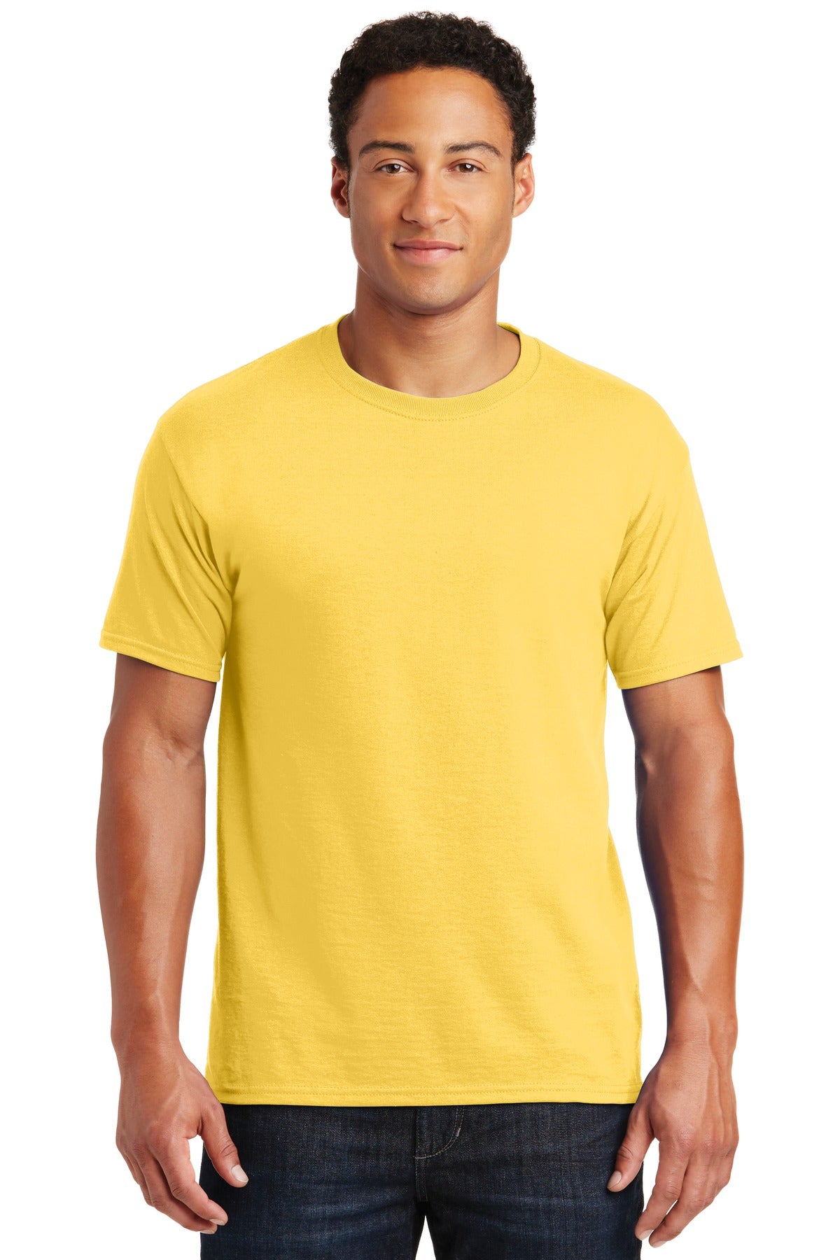 5.4-ounce 50/50 cotton/poly 47/53 cotton/poly (Oxford)Advanc - Island Yellow