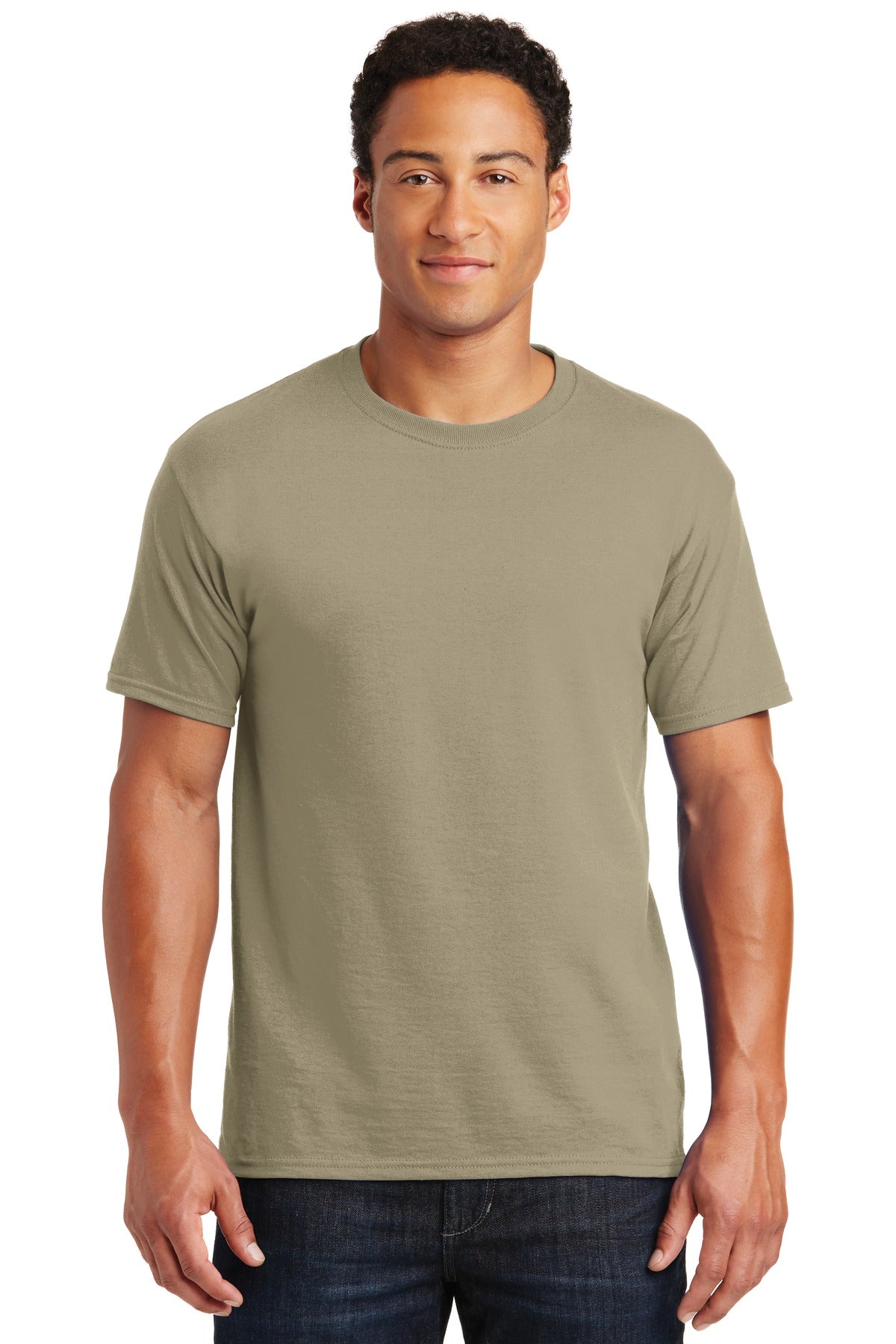 5.4-ounce 50/50 cotton/poly 47/53 cotton/poly (Oxford)Advanc - Khaki