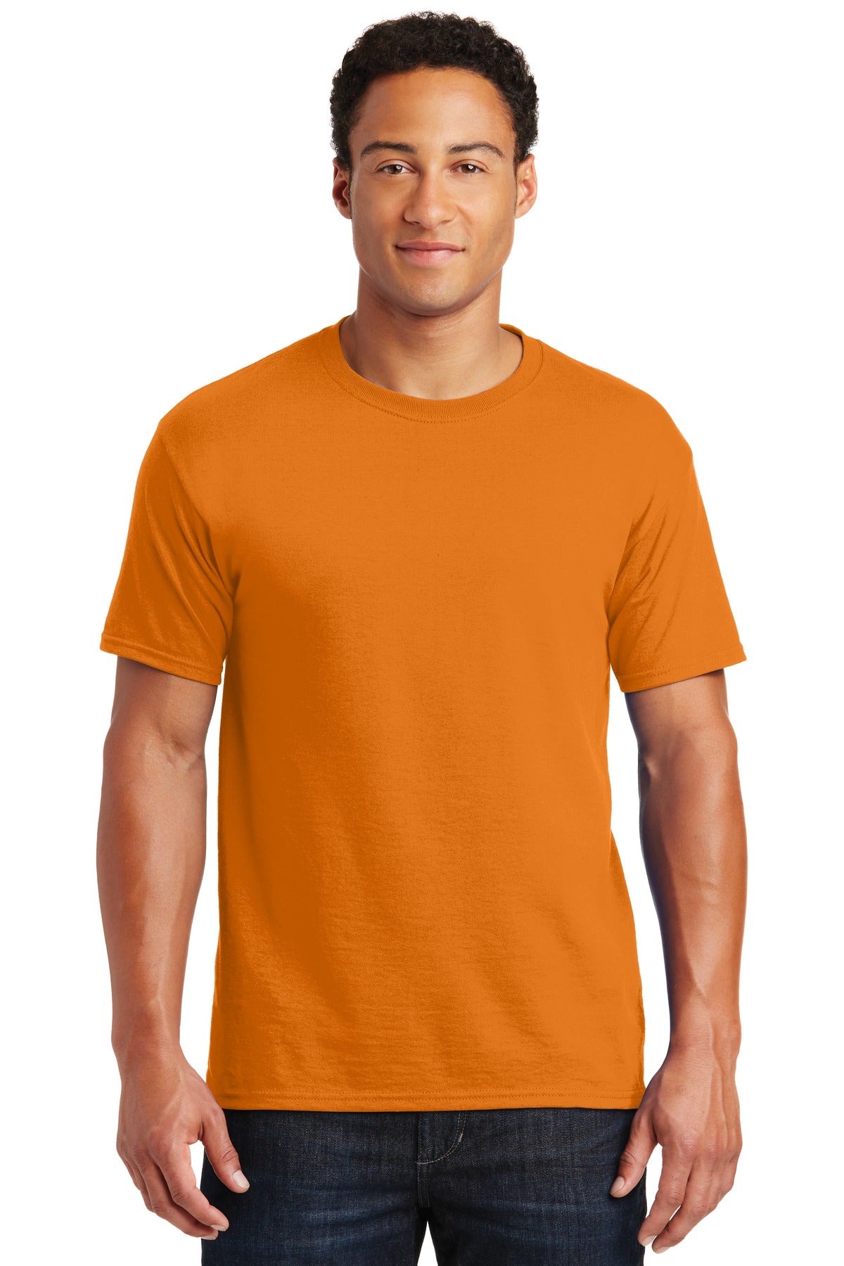 5.4-ounce 50/50 cotton/poly 47/53 cotton/poly (Oxford)Advanc - Tennessee Orange