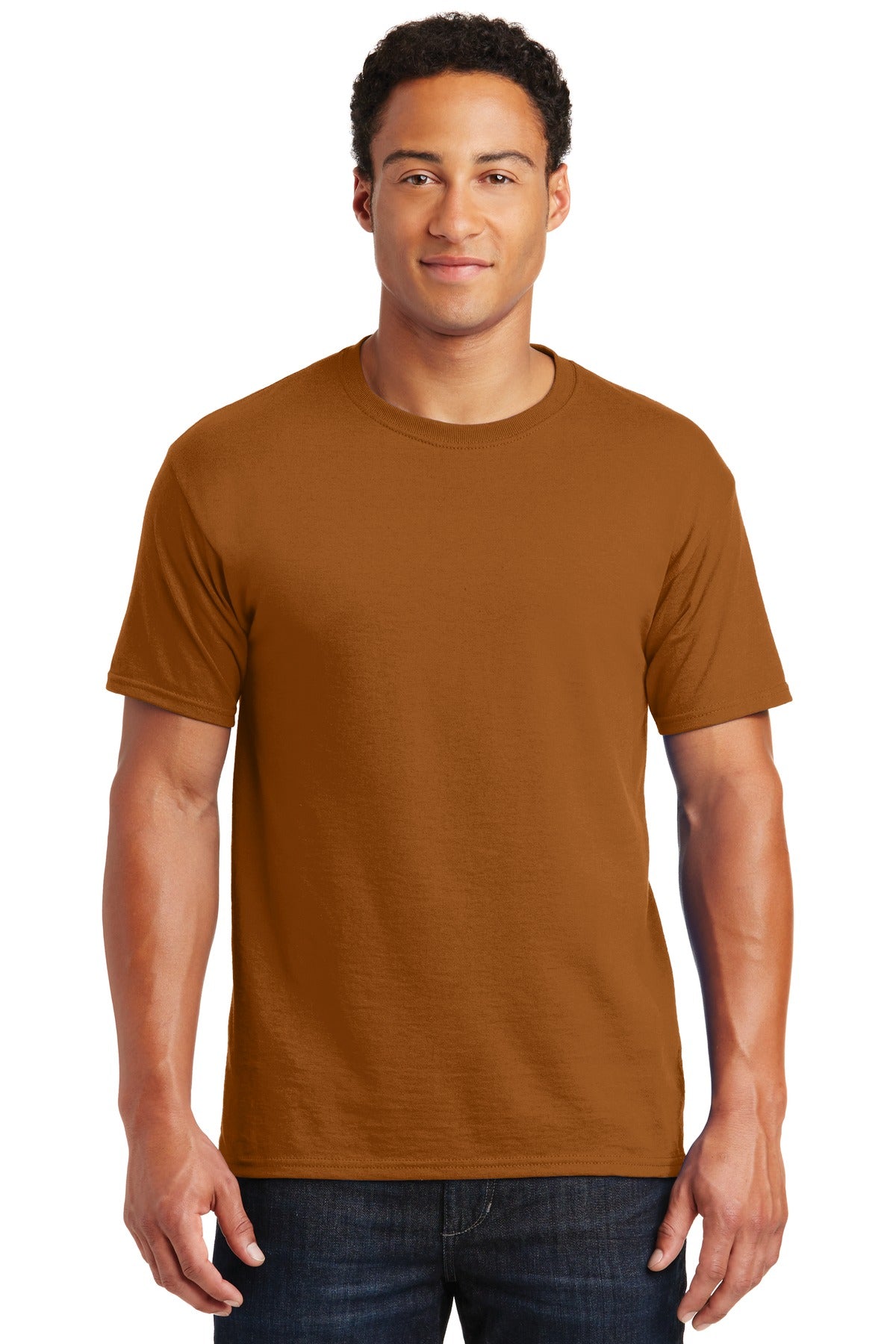 5.4-ounce 50/50 cotton/poly 47/53 cotton/poly (Oxford)Advanc - Texas Orange