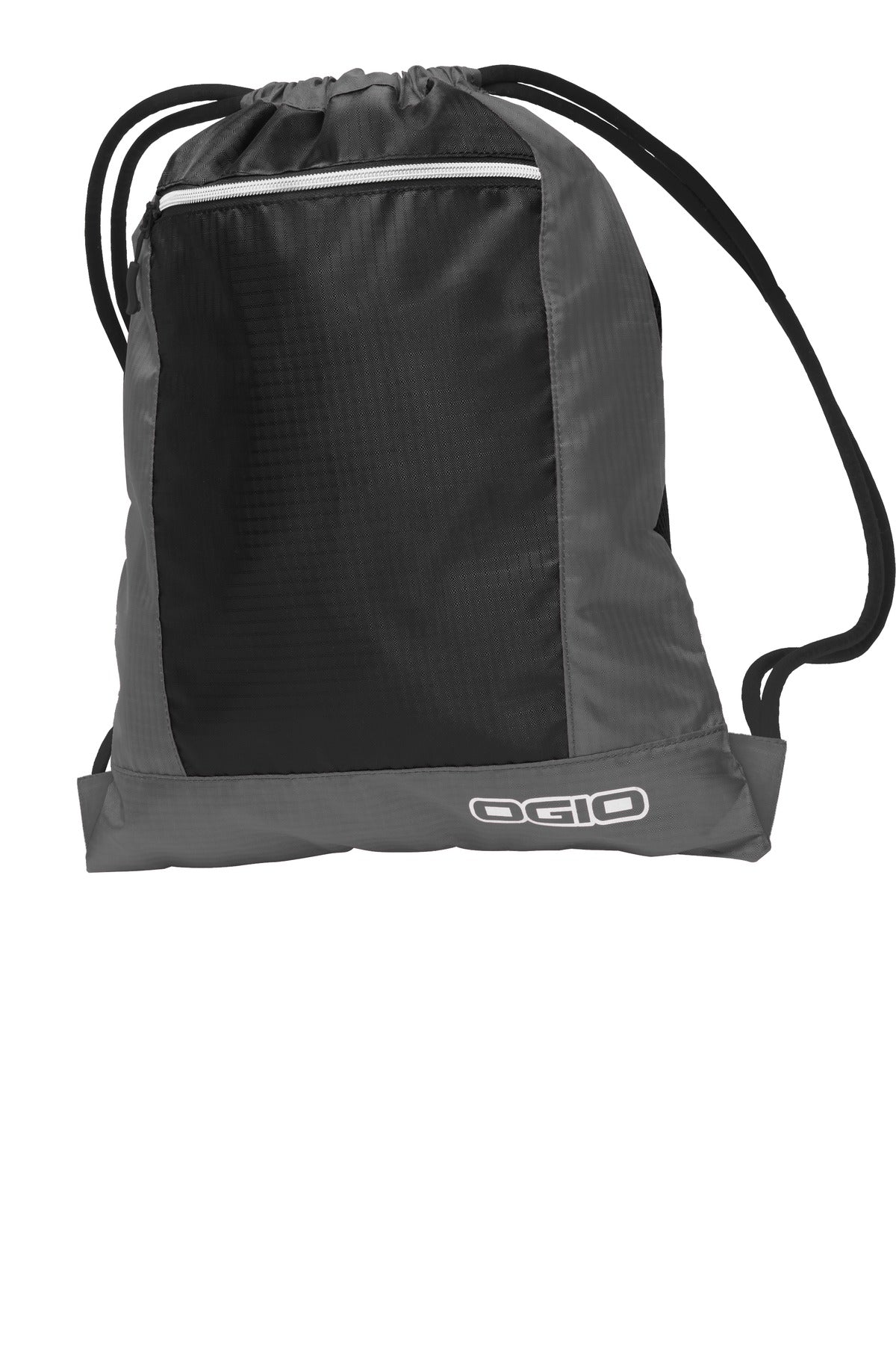 OGIO® Pulse Cinch Pack. 412045-Grey/ Black