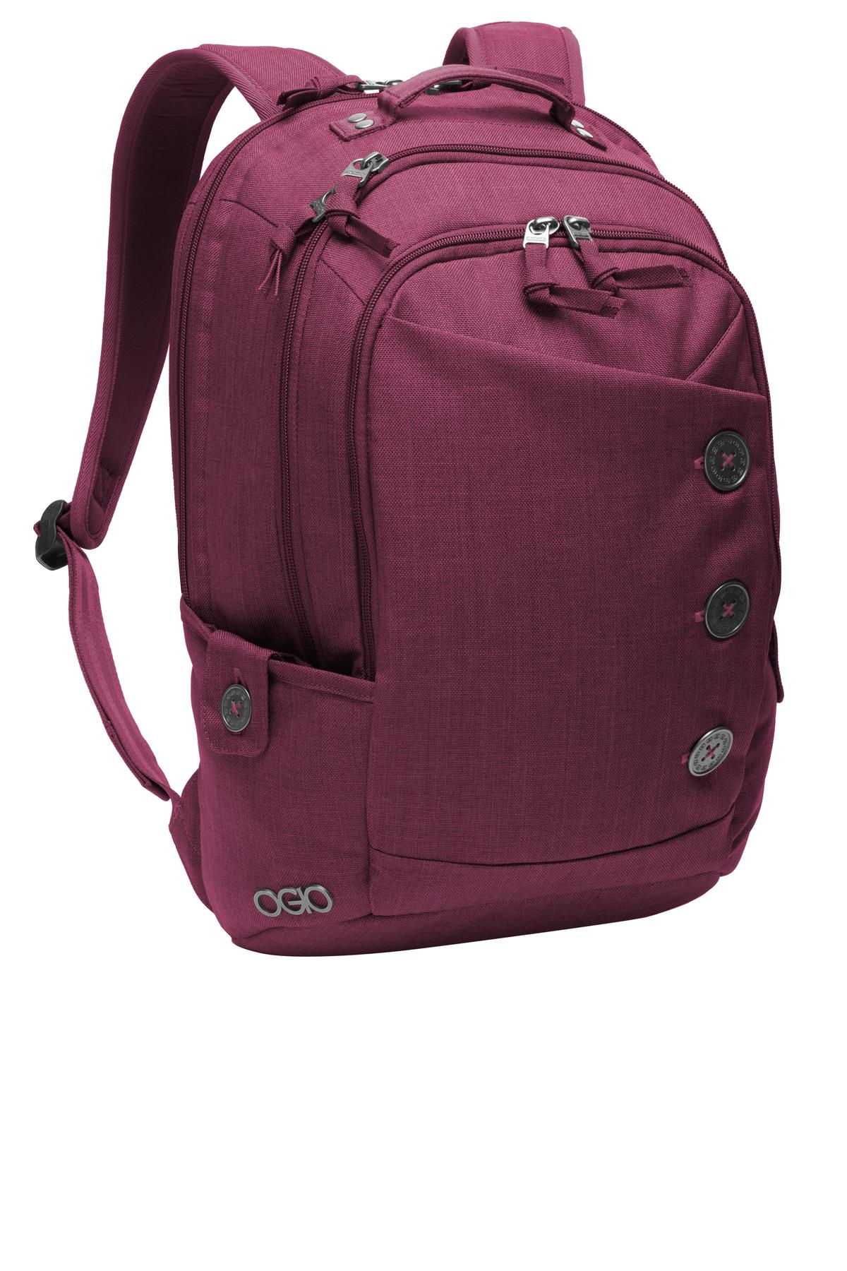With distinctive metal buttons and adjustable shoulder strap - Sunset