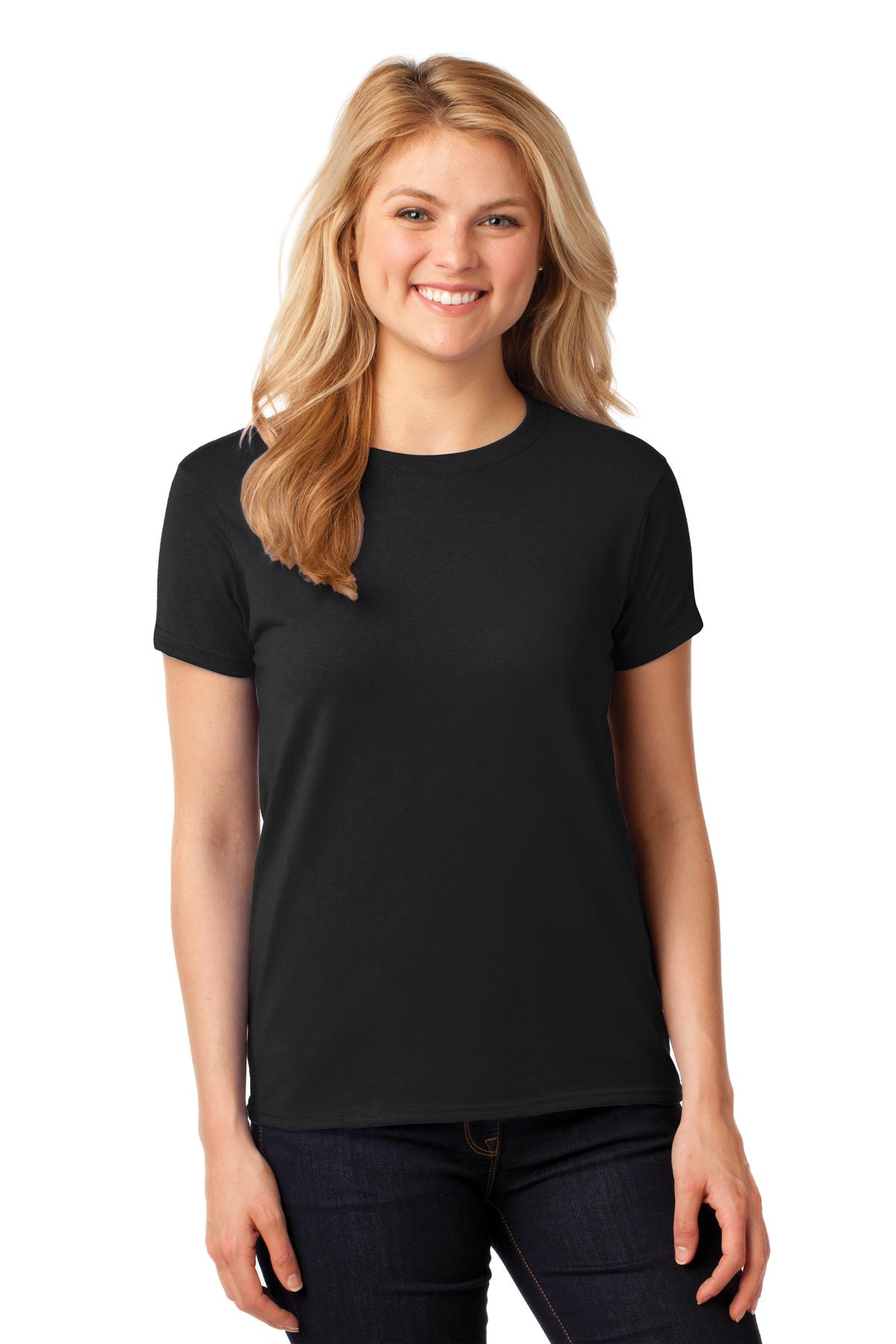 5.3-ounce 100% cotton Non-topstitched classic width rib coll - Black