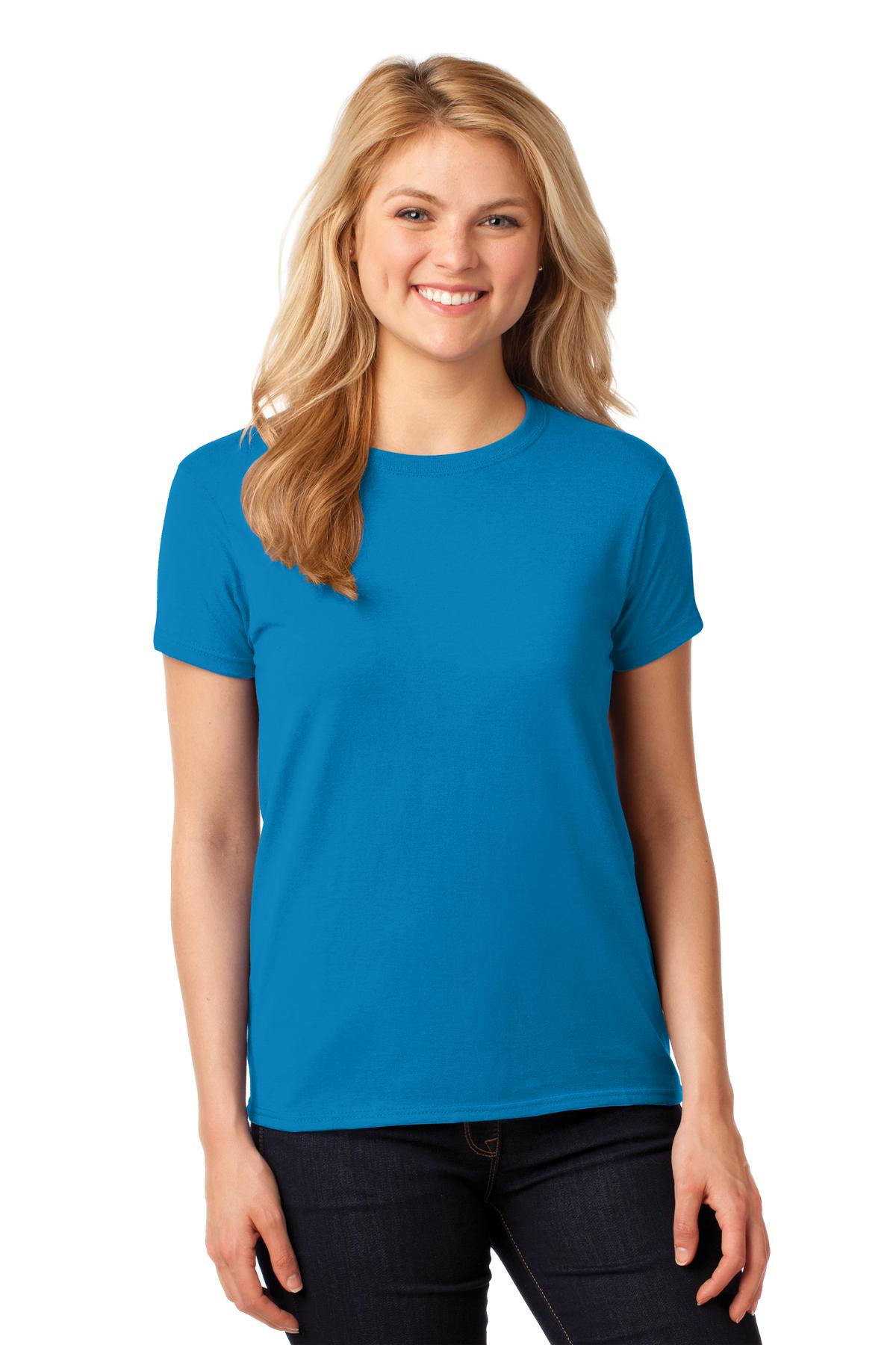 5.3-ounce 100% cotton Non-topstitched classic width rib coll - Sapphire