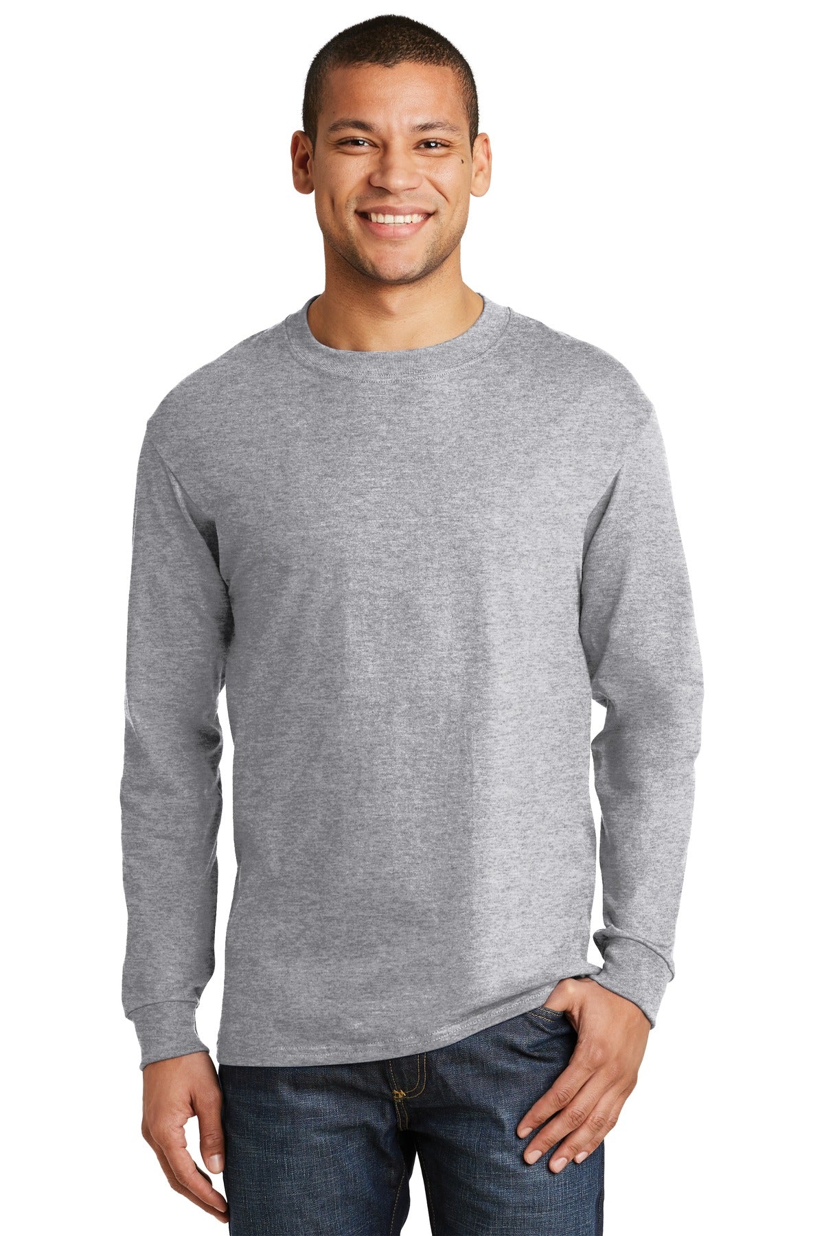 6.1-ounce 100% ring spun cotton99/1 cotton/poly (Ash)90/10 c - Light Steel