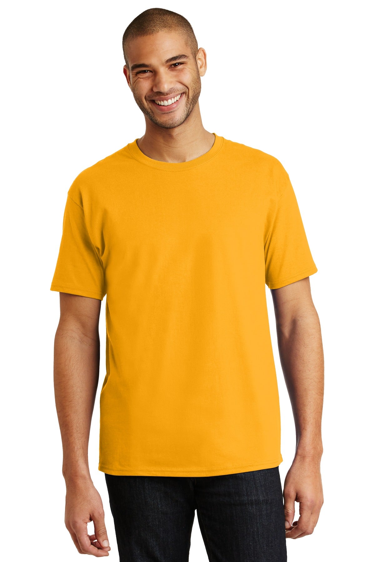 6-ounce 100% cotton 99/1 cotton/poly (Ash)60/40 cotton/poly  - Gold