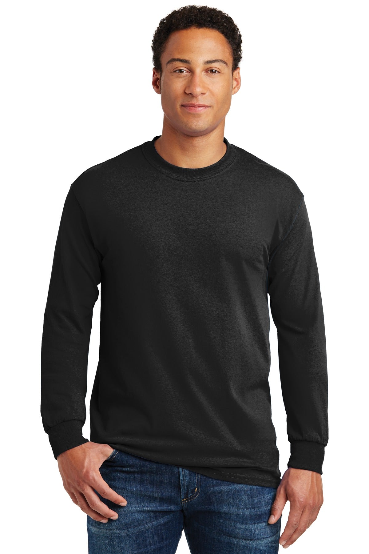 5.3-ounce 100% US cotton 99/1 cotton/poly (Ash) 90/10 cotton - Black