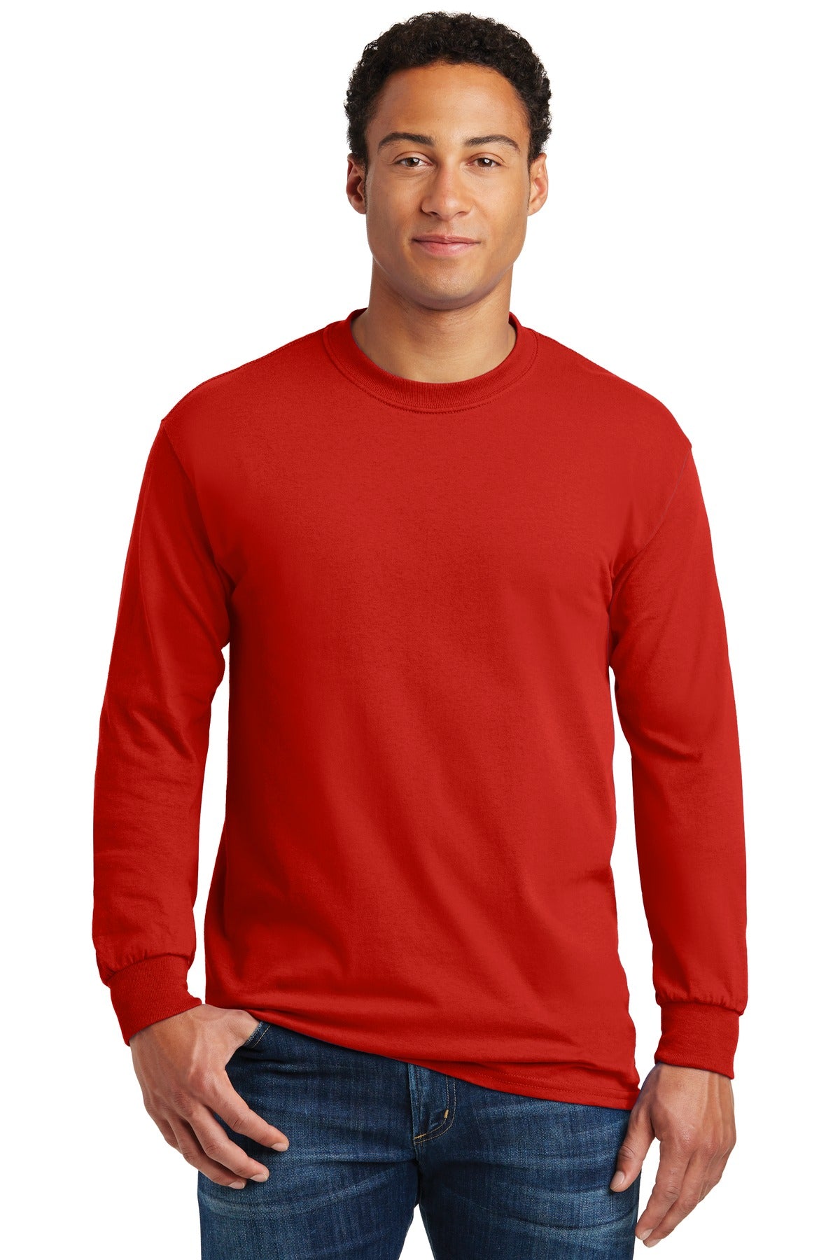 5.3-ounce 100% US cotton 99/1 cotton/poly (Ash) 90/10 cotton - Red