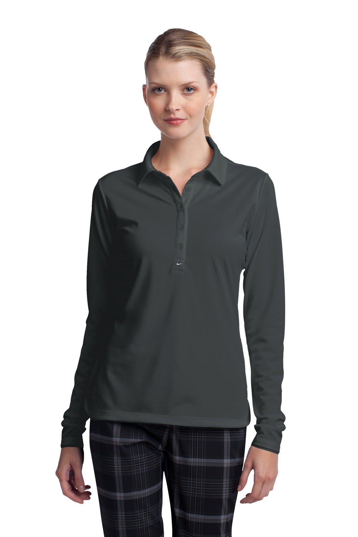 Dri-FIT moisture management technology and stretch fabric ma - Anthracite
