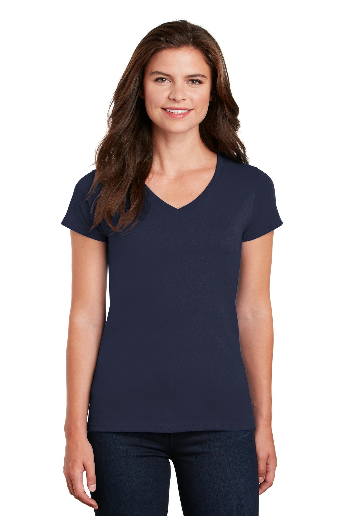 5.3-ounce 100% cotton 90/10 cotton/poly (Sport Grey) Taped n - Navy
