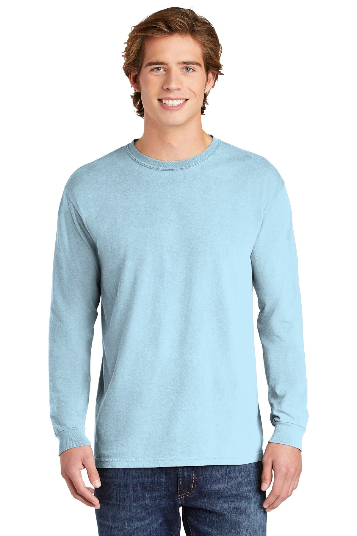 6.1-ounce 100% US ring spun cotton Soft-washed garment-dyed  - Chambray