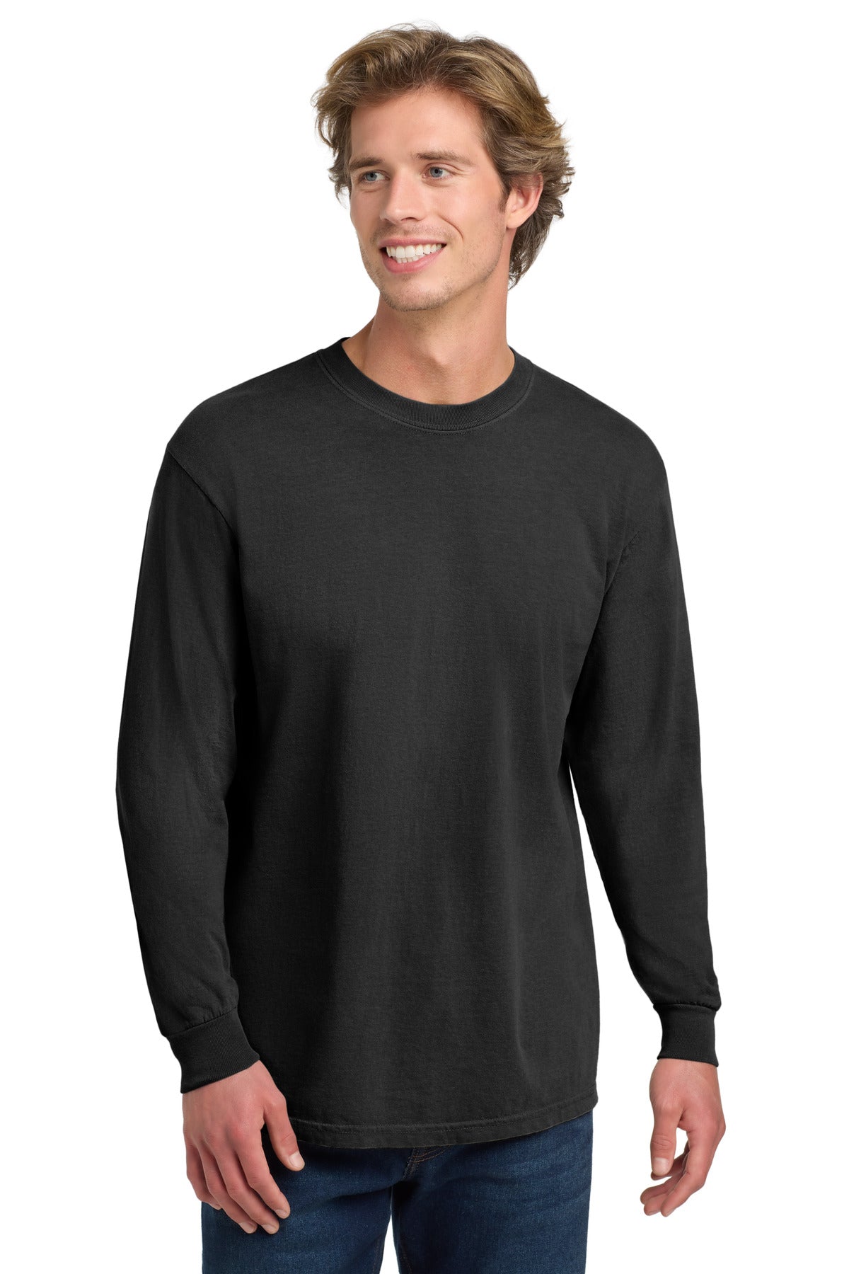 6.1-ounce 100% US ring spun cotton Soft-washed garment-dyed  - Graphite