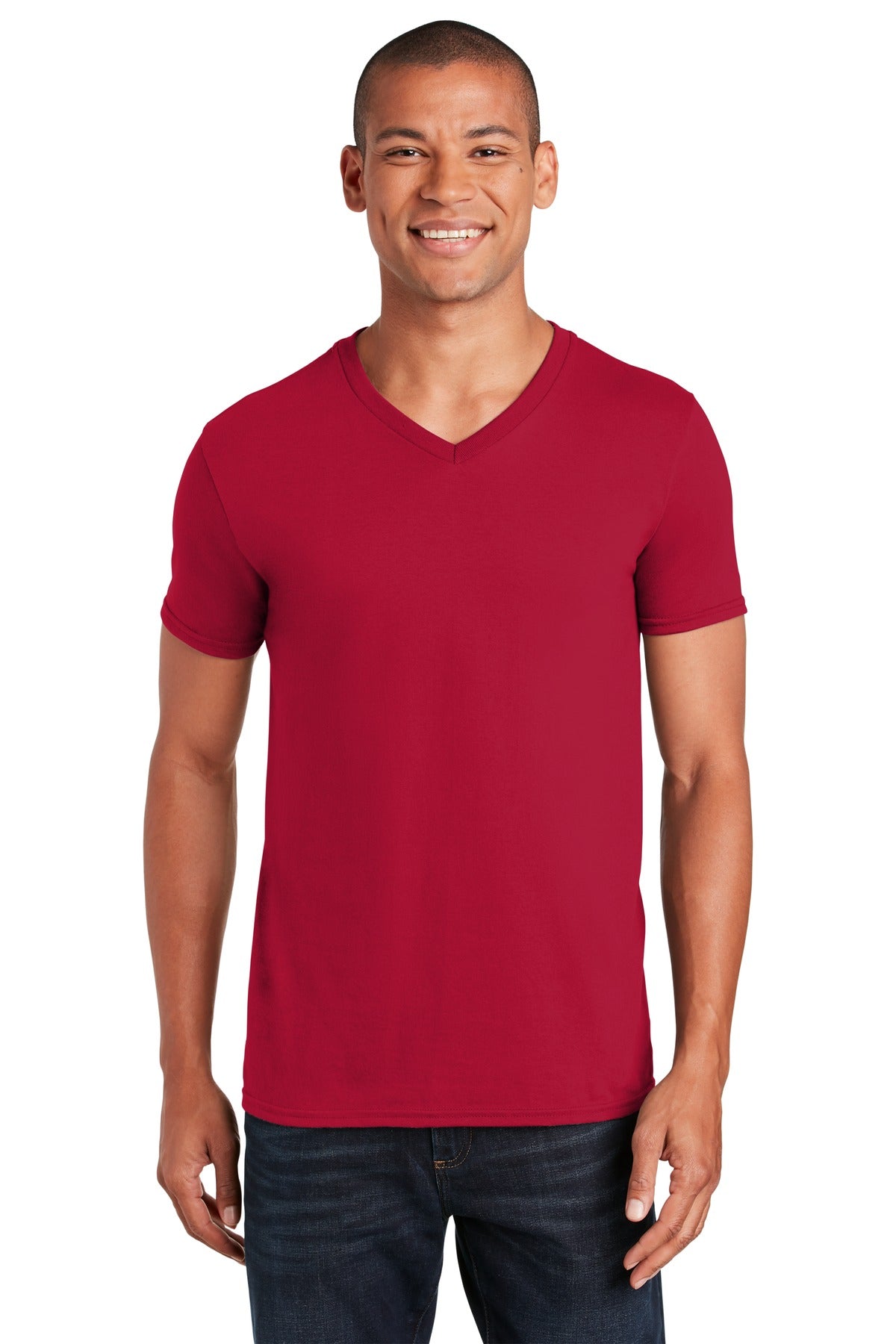 4.5-ounce 100% ring spun cotton 90/10 cotton/poly (Sport Gre - Cherry Red