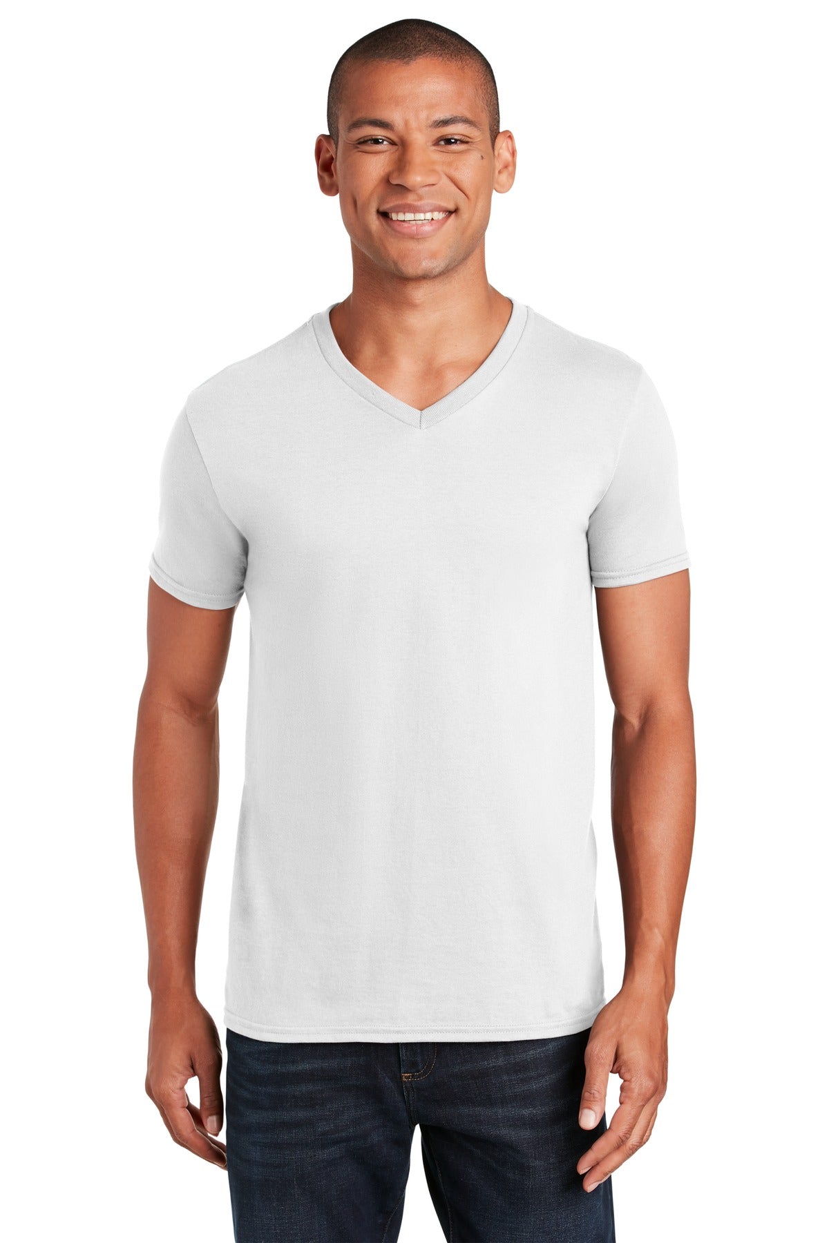 4.5-ounce 100% ring spun cotton 90/10 cotton/poly (Sport Gre - White