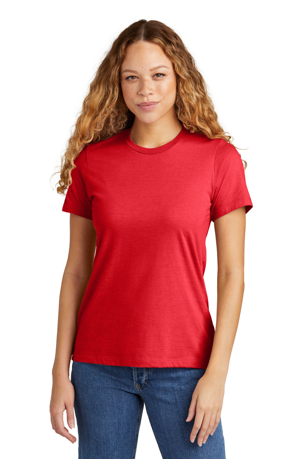 4.6-ounce 60/40 ring spun cotton/polyesterRecycled high-perf - Red Mist