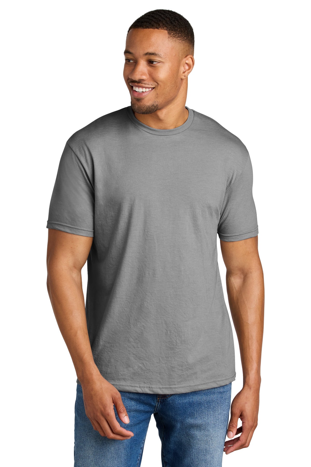 4.6-ounce 60/40 ring spun cotton/polyester Recycled high-per - Cement