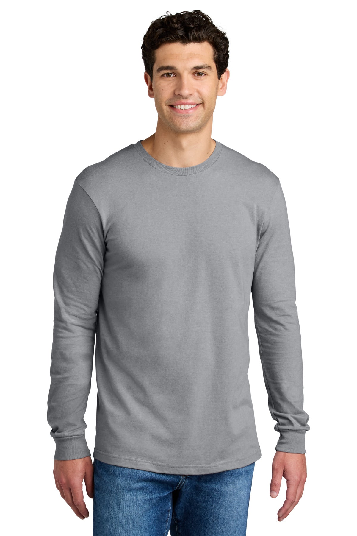 4.6-ounce 60/40 ring spun cotton/polyester CVC blend Subtle  - Cement