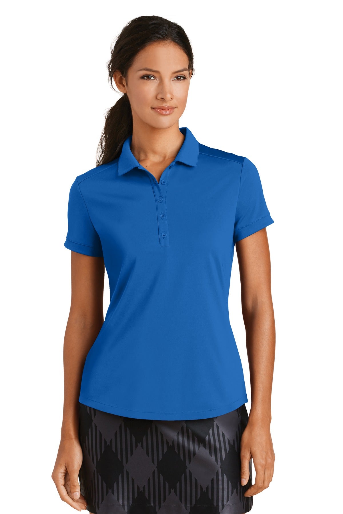 This polo delivers timeless style and performance with ultra - Gym Blue