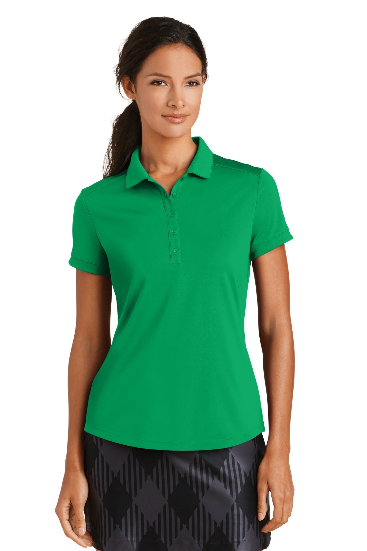 This polo delivers timeless style and performance with ultra - Pine Green