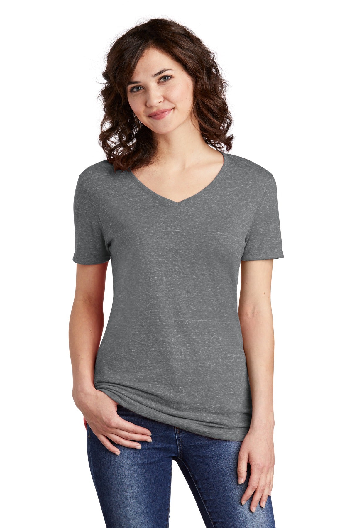 5.2-ounce 88/12 poly/ring spun cotton jersey Classic fit Tea - Charcoal