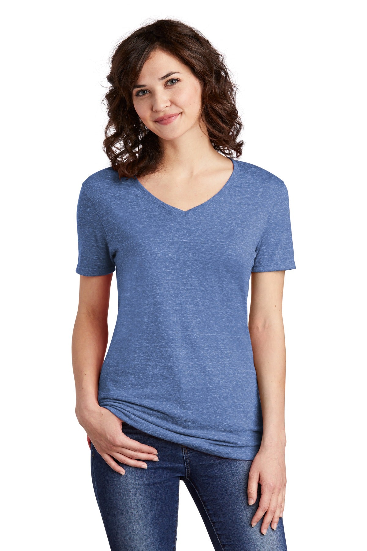 5.2-ounce 88/12 poly/ring spun cotton jersey Classic fit Tea - Royal