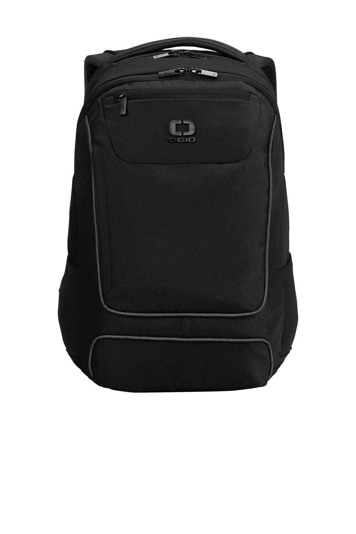 840D poly two-tone PU Spacious main compartment with organiz - Black