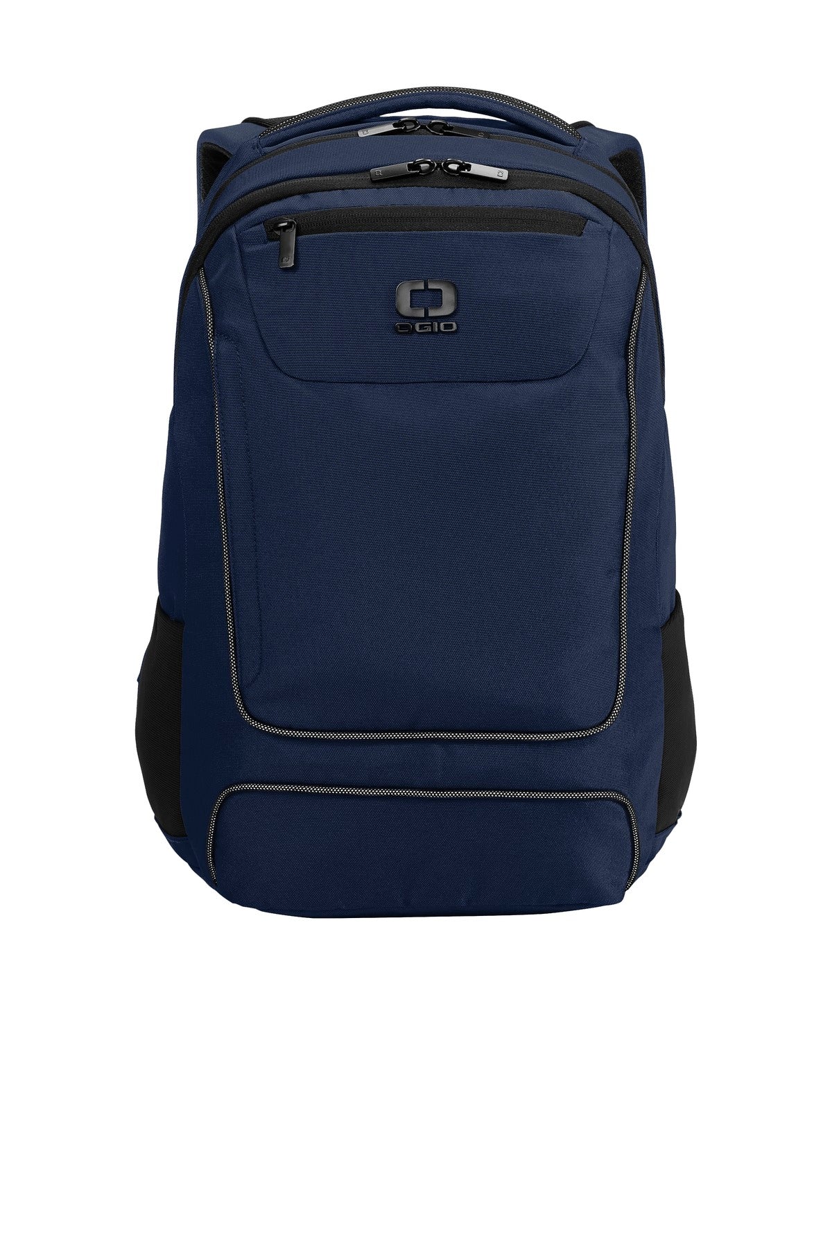 840D poly two-tone PU Spacious main compartment with organiz - River Blue Navy