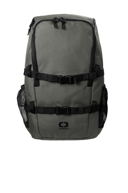 500D poly Unique curved zippered opening Large pocket with i - Rogue Grey