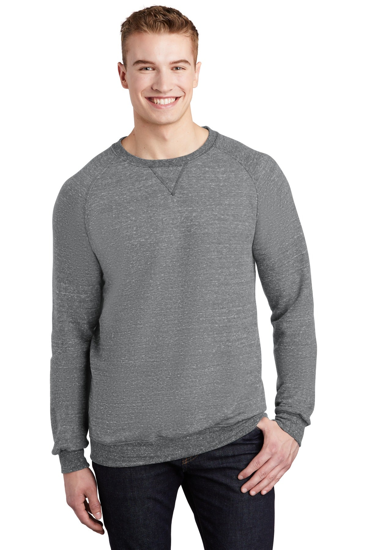 7.2-ounce 66/34 poly/ring spun cotton French terry Classic f - Charcoal