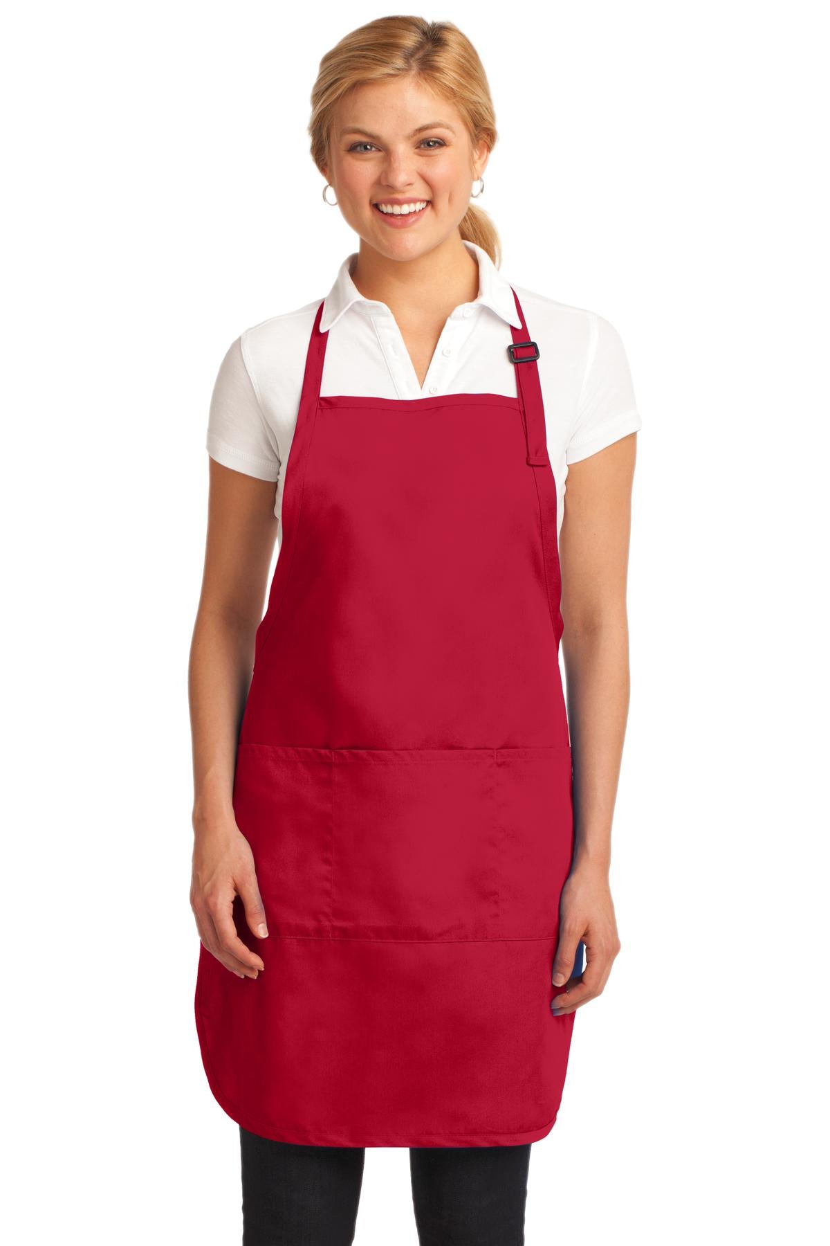 Protect your clothes in our full-length stain-release and wr - Red