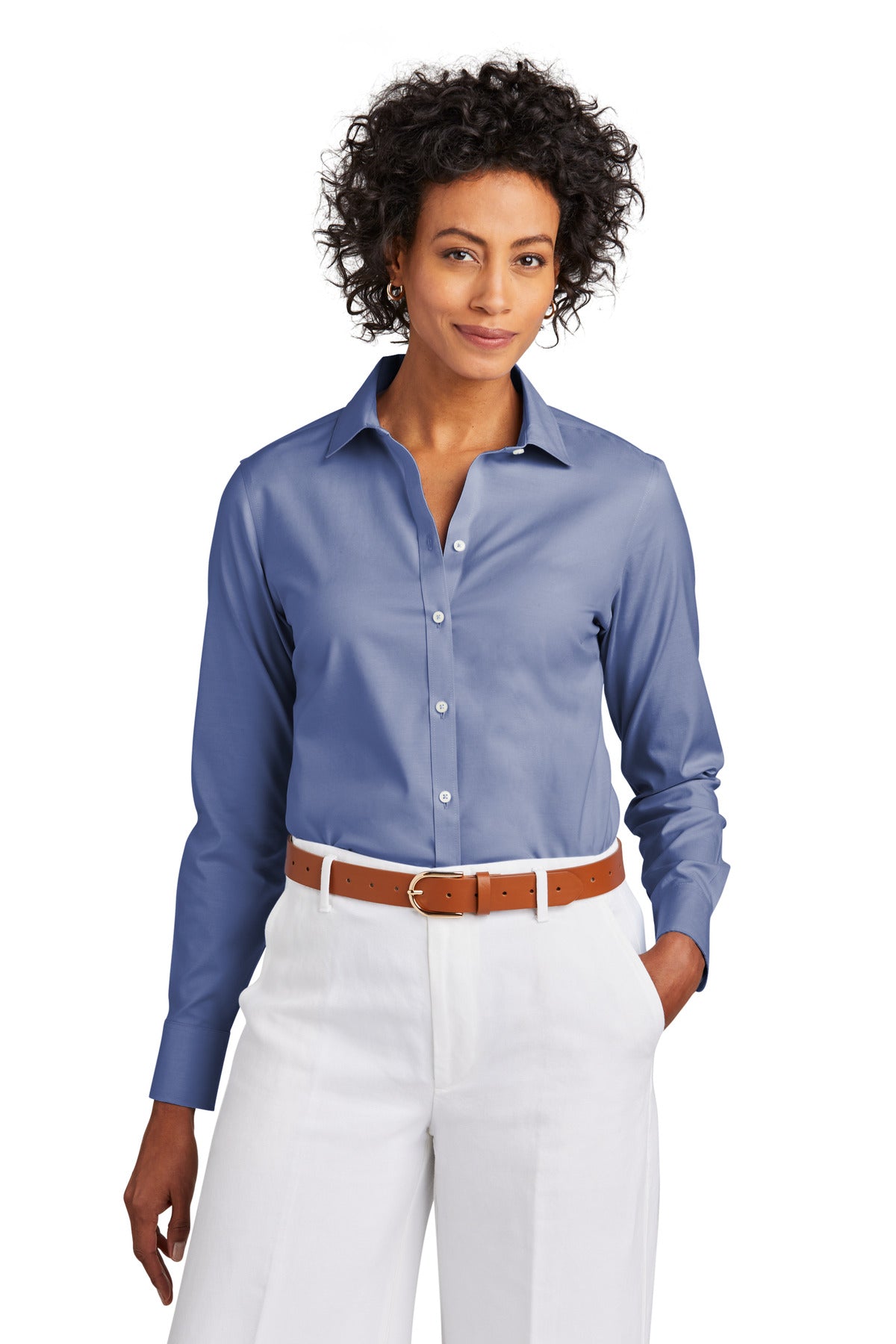 This iconic dress shirt combines a little bit of stretch wit - Cobalt Blue