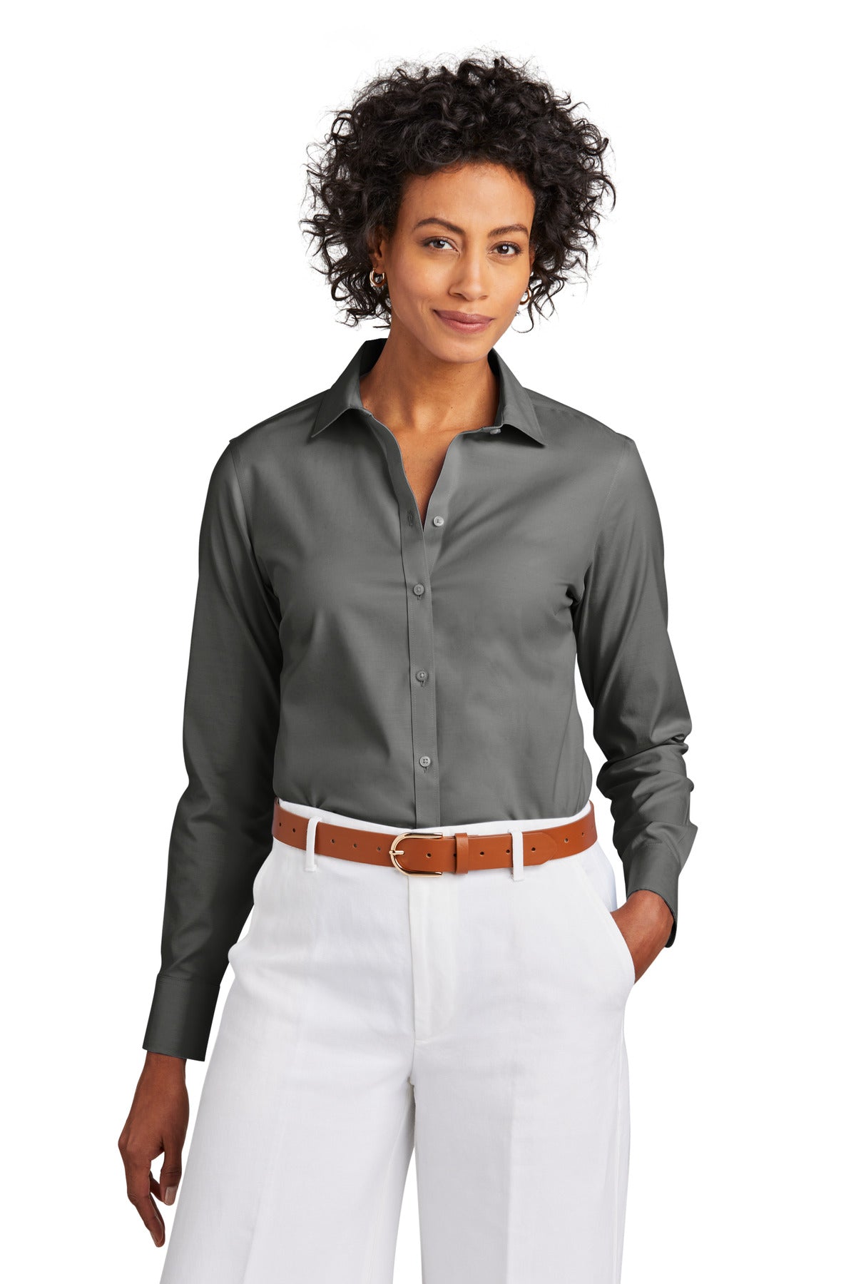 This iconic dress shirt combines a little bit of stretch wit - Deep Black