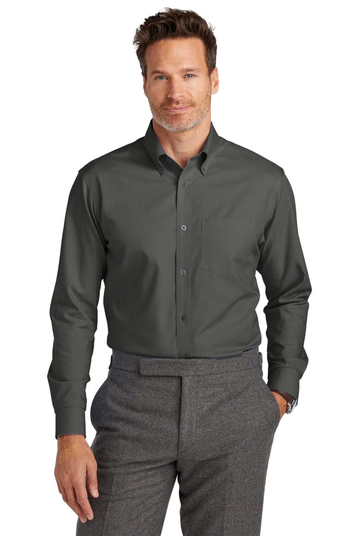 Balancing a professional look with business-casual style our - Deep Black