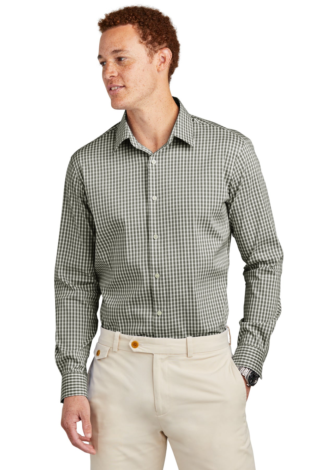 Achieve a polished look and all-day comfort with this game-c - Deep Black Check