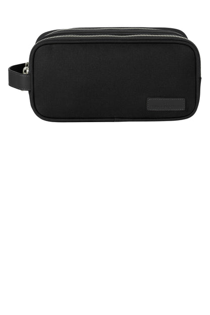 With its classic design this precise and compact dopp kit is - Black