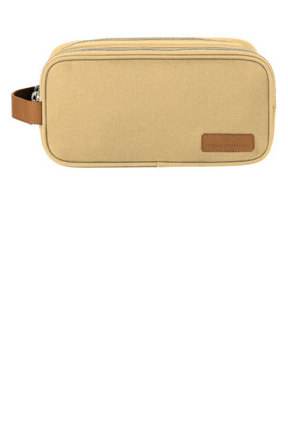 With its classic design this precise and compact dopp kit is - Ledger Khaki