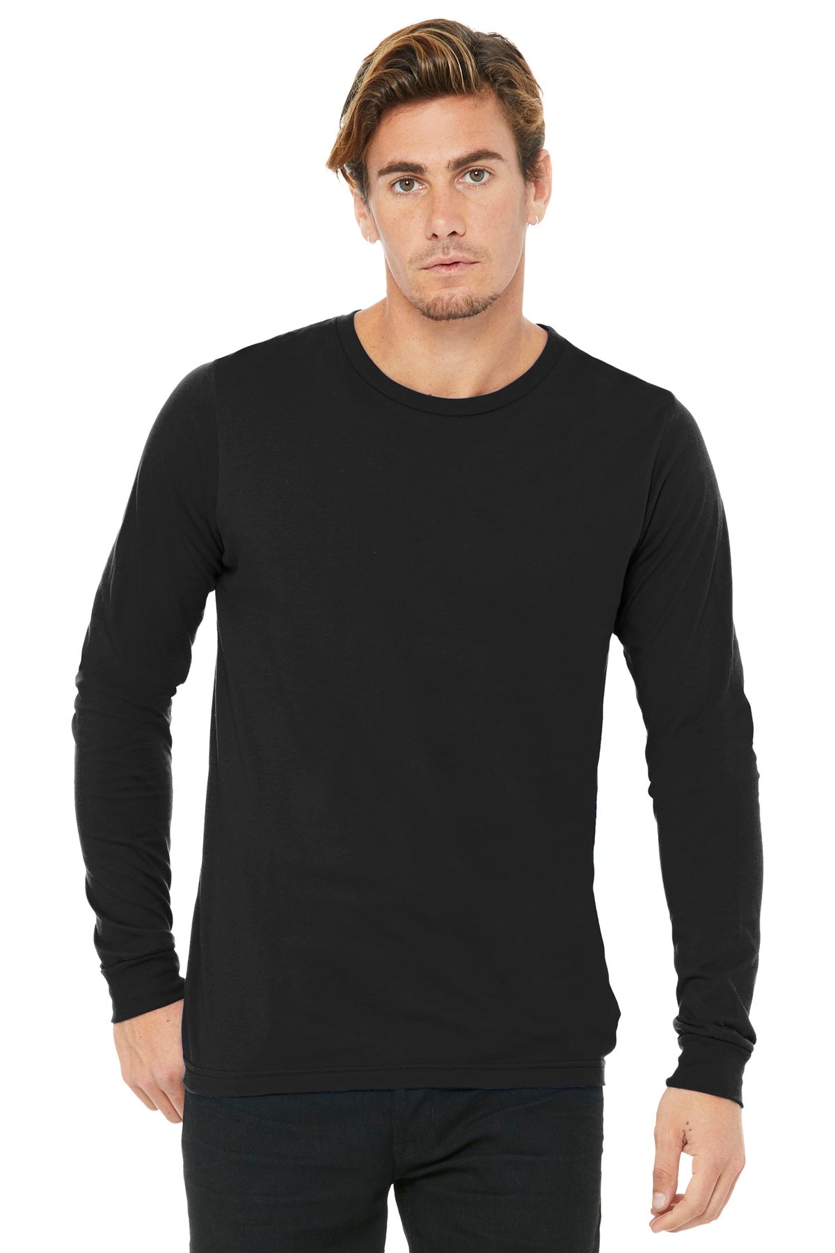 Retail fit Tear-away label Side seamed Ribbed cuffs 4.2-ounc - Black