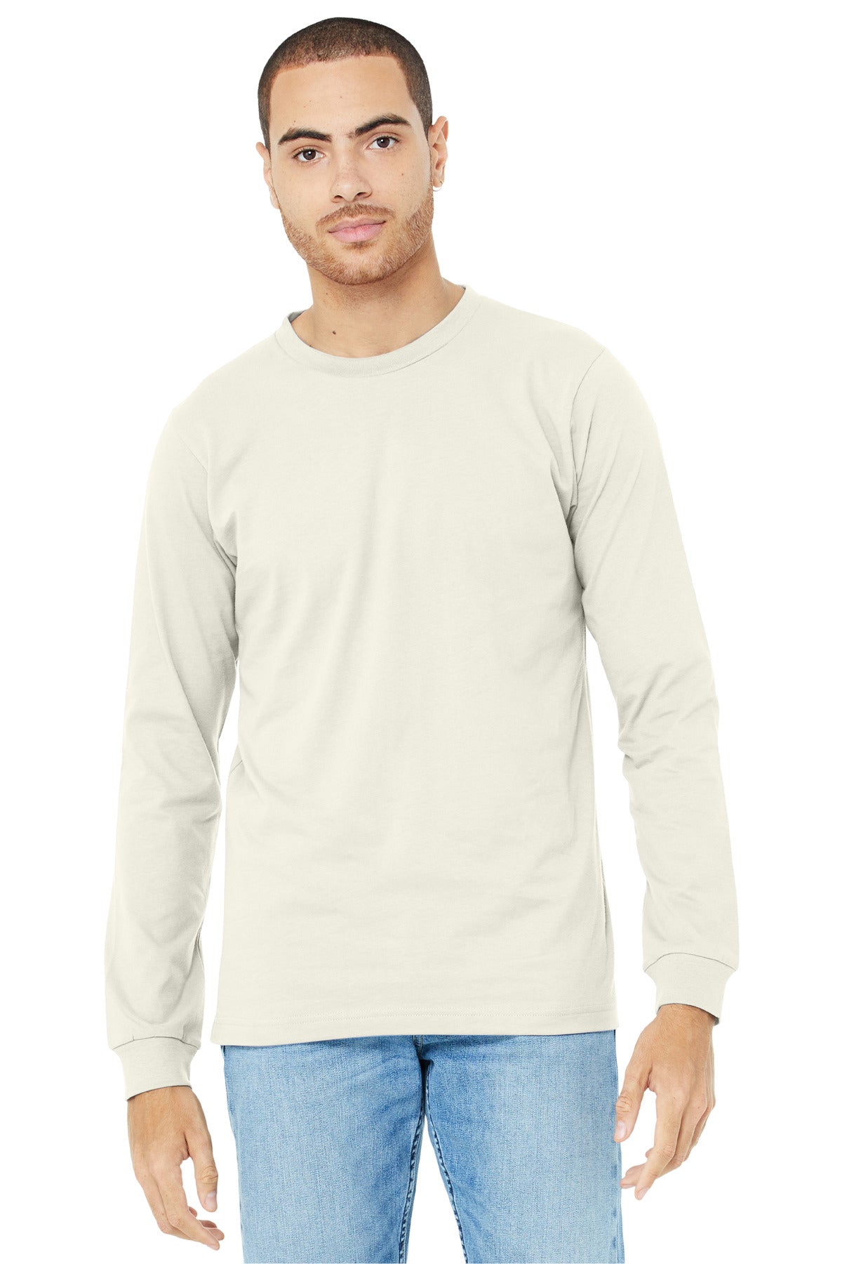 Retail fit Tear-away label Side seamed Ribbed cuffs 4.2-ounc - Natural