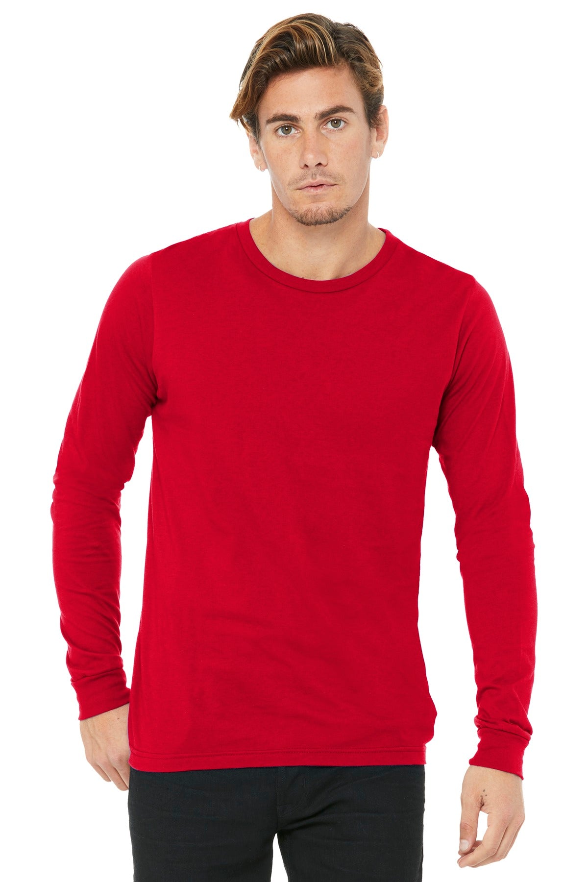 Retail fit Tear-away label Side seamed Ribbed cuffs 4.2-ounc - Red