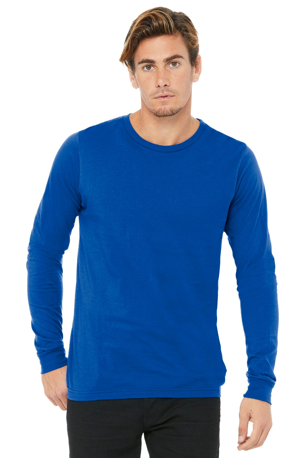 Retail fit Tear-away label Side seamed Ribbed cuffs 4.2-ounc - True Royal