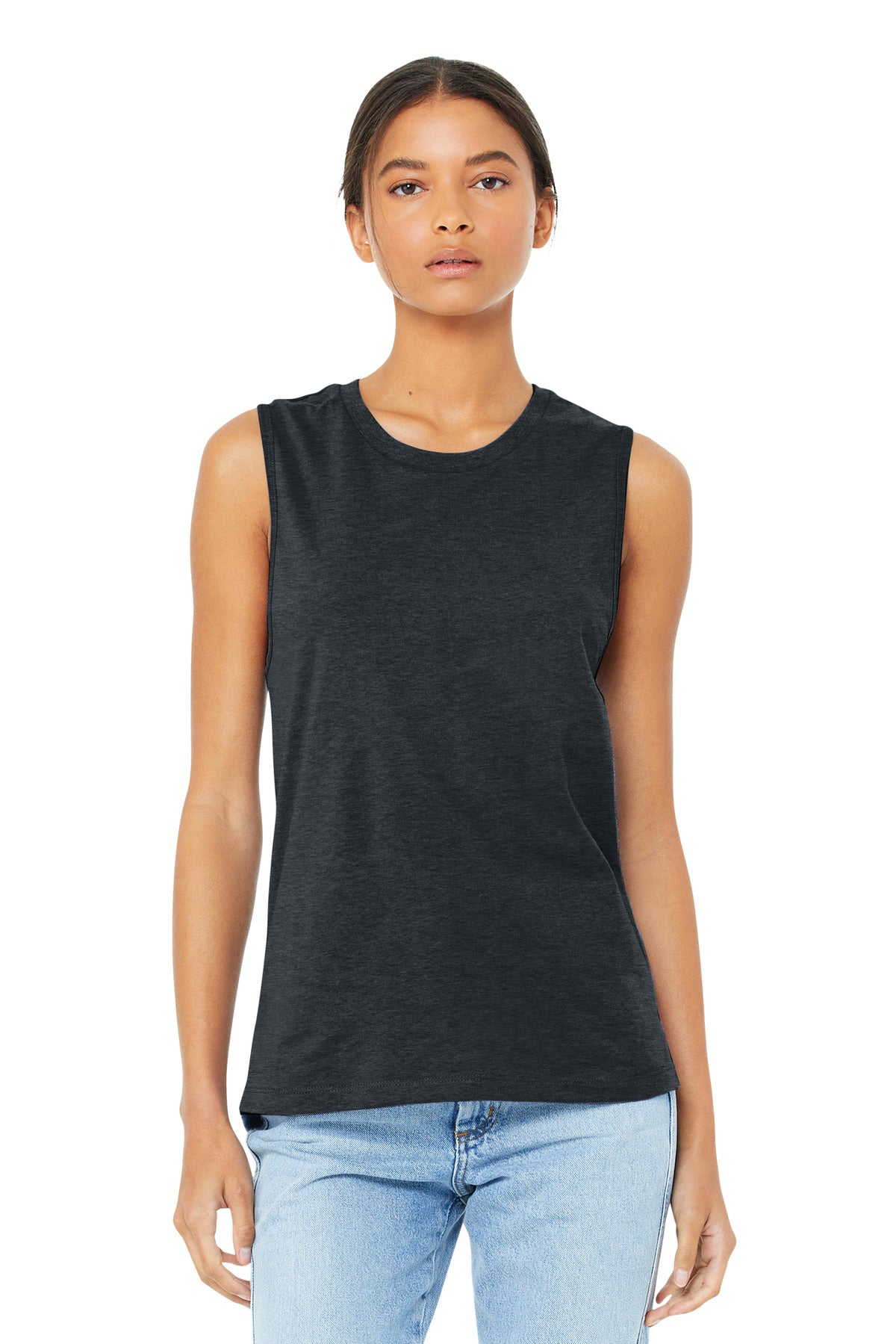Relaxed fit Tear-away label Low-cut armholes Side seamed 4.2 - Dark Grey Heather