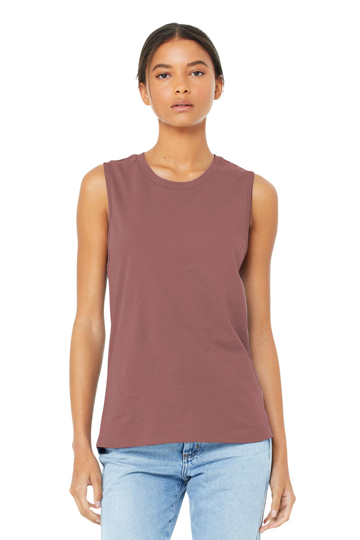 Relaxed fit Tear-away label Low-cut armholes Side seamed 4.2 - Mauve