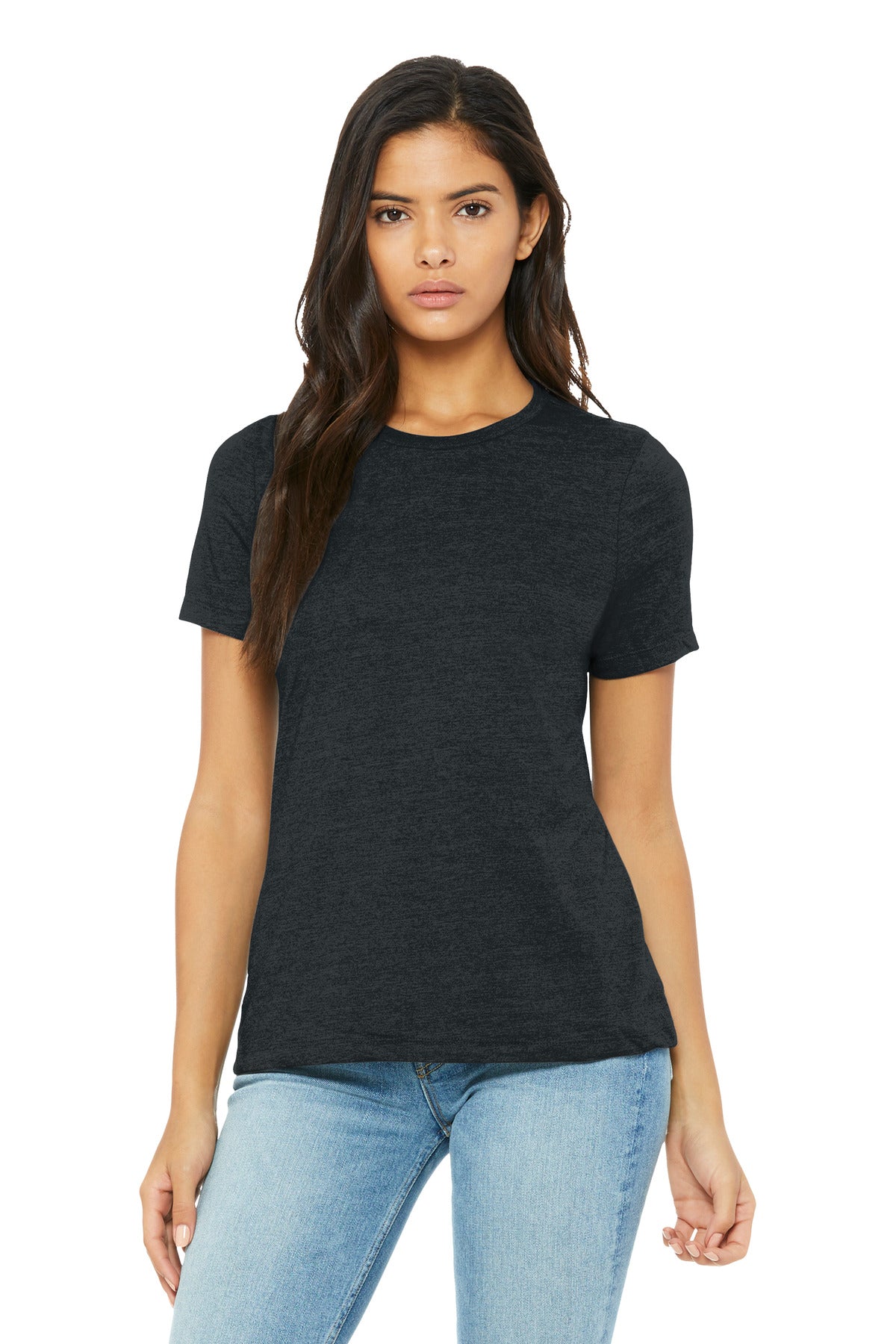 Relaxed fit Tear-away label Side seamed 4.2-ounce 52/48 Airl - Dark Grey Heather