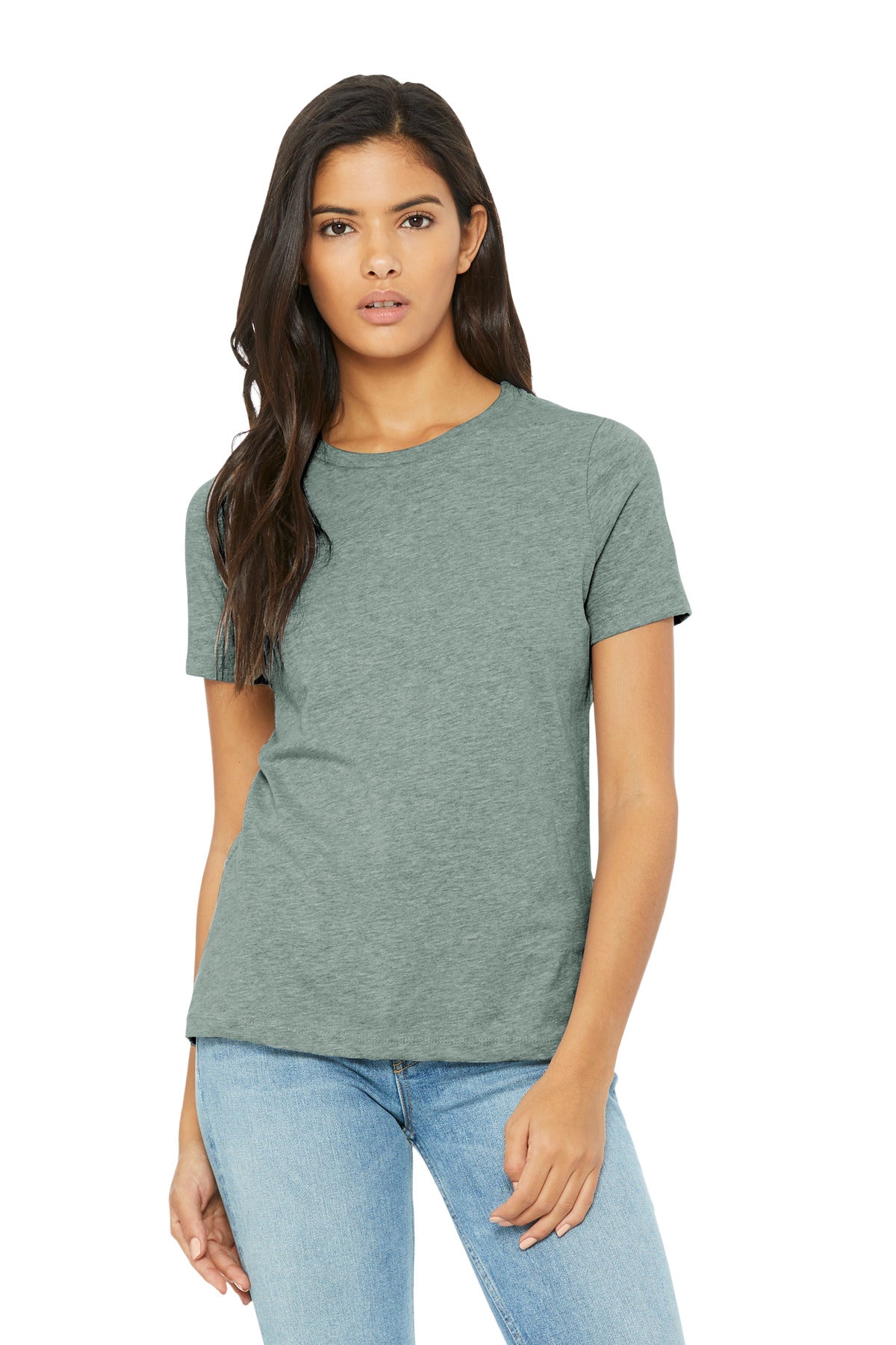 Relaxed fit Tear-away label Side seamed 4.2-ounce 52/48 Airl - Heather Sage