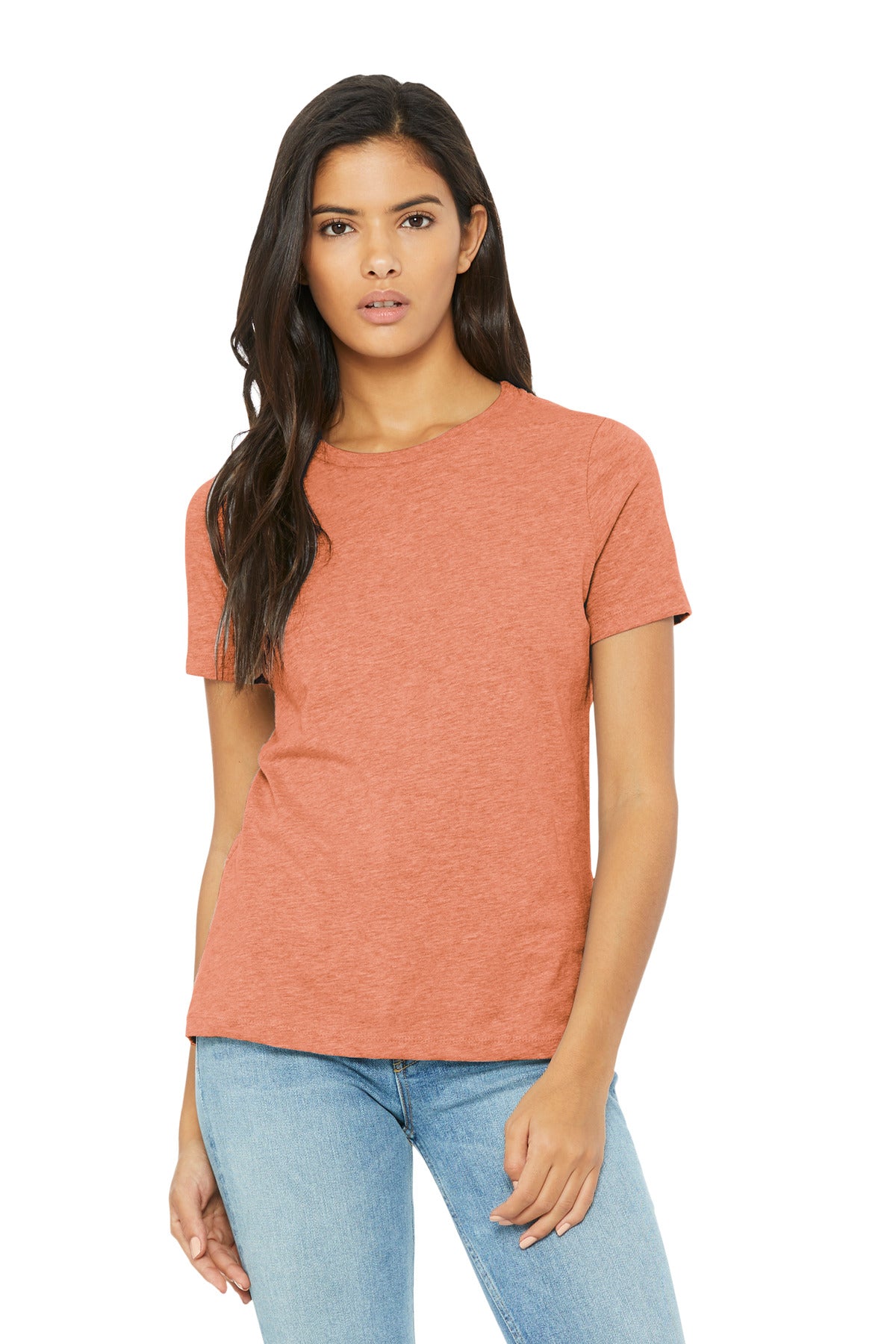 Relaxed fit Tear-away label Side seamed 4.2-ounce 52/48 Airl - Heather Sunset