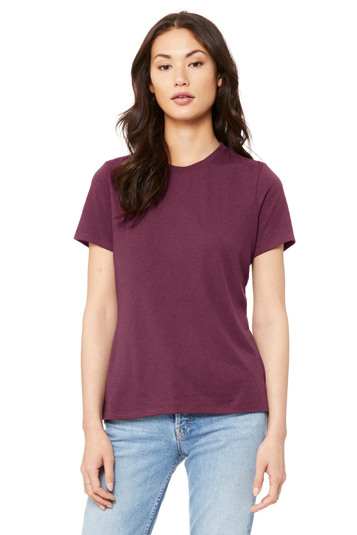 Relaxed fit Tear-away label Side seamed 4.2-ounce 100% Airlu - Maroon