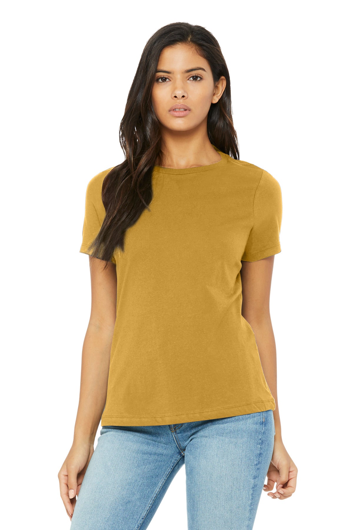 Classic fit Tear-away label Side seamed 3.8-ounce 50/25/25 p - Mustard Triblend