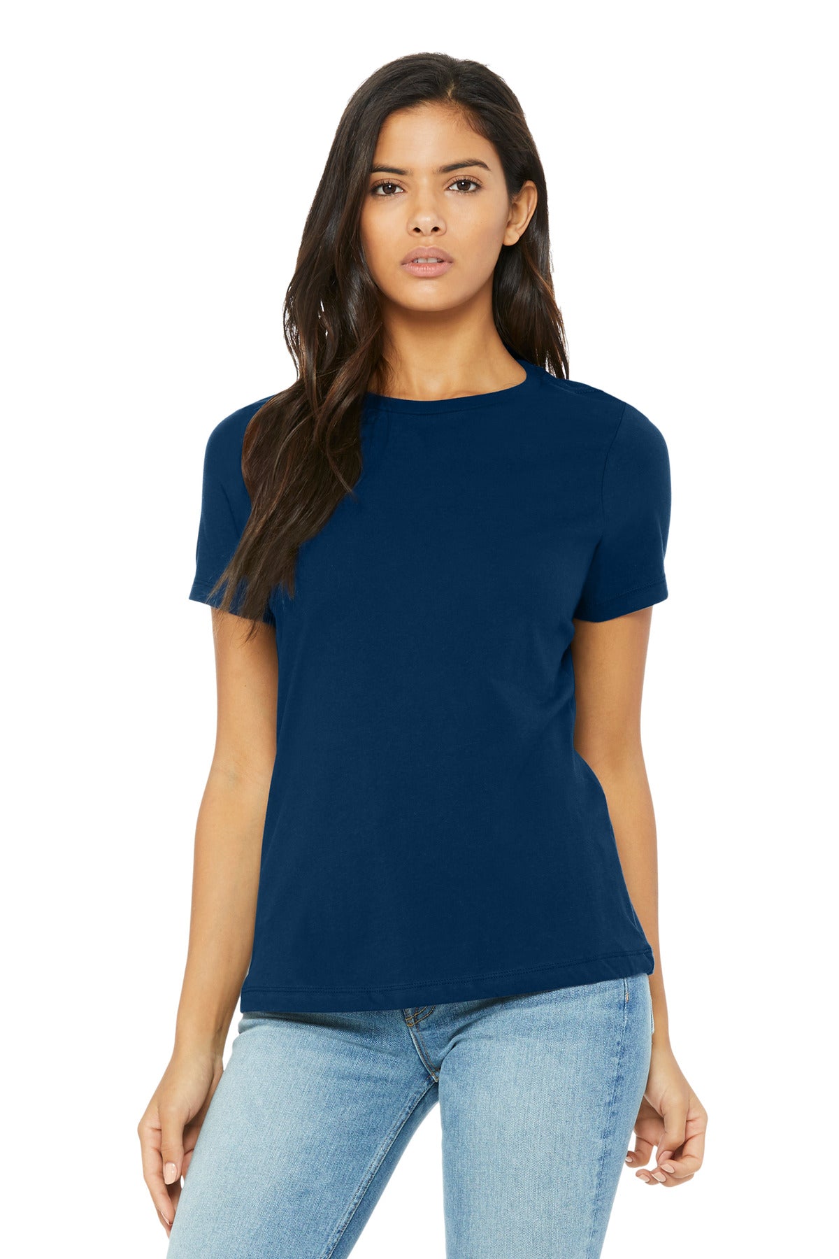Classic fit Tear-away label Side seamed 3.8-ounce 50/25/25 p - Solid Navy Triblend